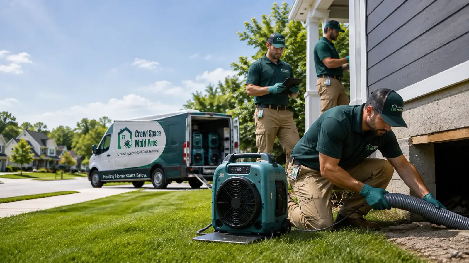 Crawl Space Mold Removal in Elbe, WA